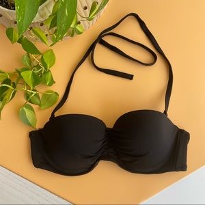 VS Swim Black Bandeau Top